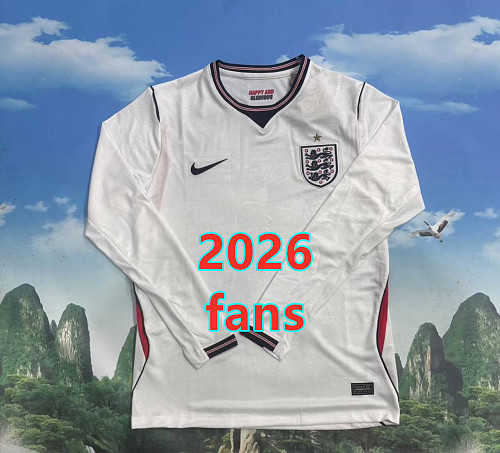England Home Fans Long 4 Teams Jersey S-4XL 4