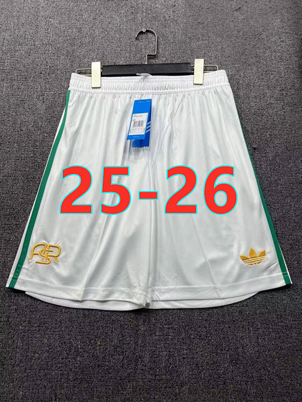 25-26 Roma Third Fans Version Shorts S-2XL