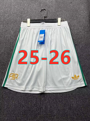 25-26 Roma Third Fans Version Shorts S-2XL