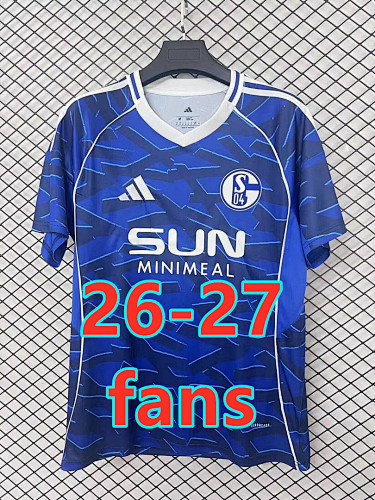 26-27 Schalke Home Fans Version Jersey S-4XL