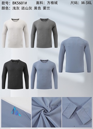 Adidas 26-27 A-D Long Sleeve T-shirt Jersey M-3XL T