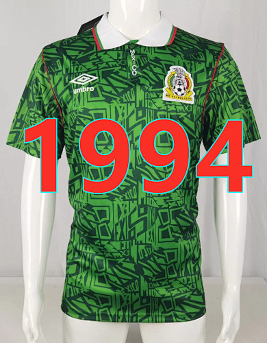 Mexico Retro Home Jersey S-2XL