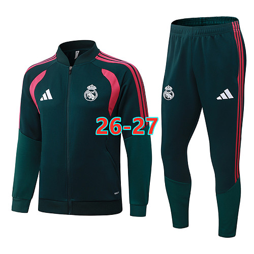26-27 Real Madrid Long Zipper Jacket S-2XL