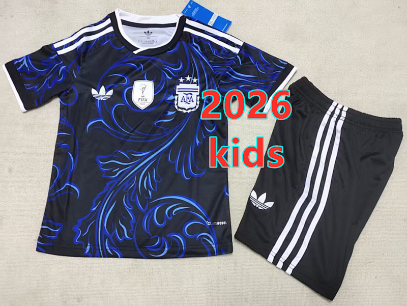 Argentina Away Kids Jersey+shorts Kit 16 -28