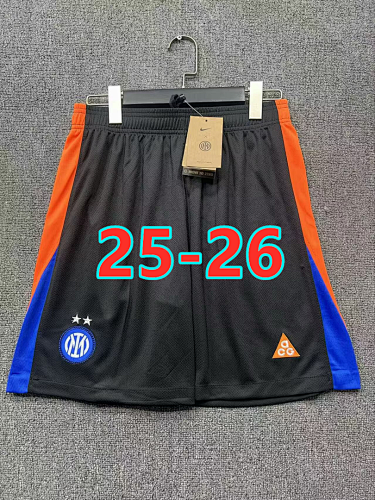 25-26 Inter Milan 4th Fans Version Shorts S-2XL