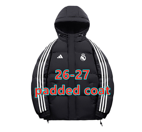 26-27 Real Madrid Padded Coat S-2XL