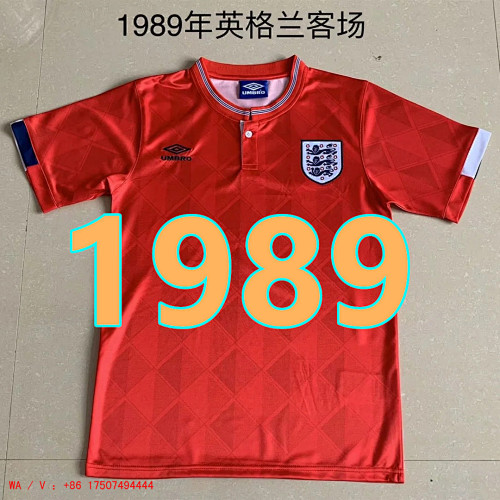 England Retro TopThai Quality Away Jersey S-2XL