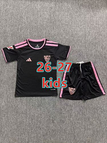26-27 Sevilla Third Kids Jersey+shorts Kit 16 -28