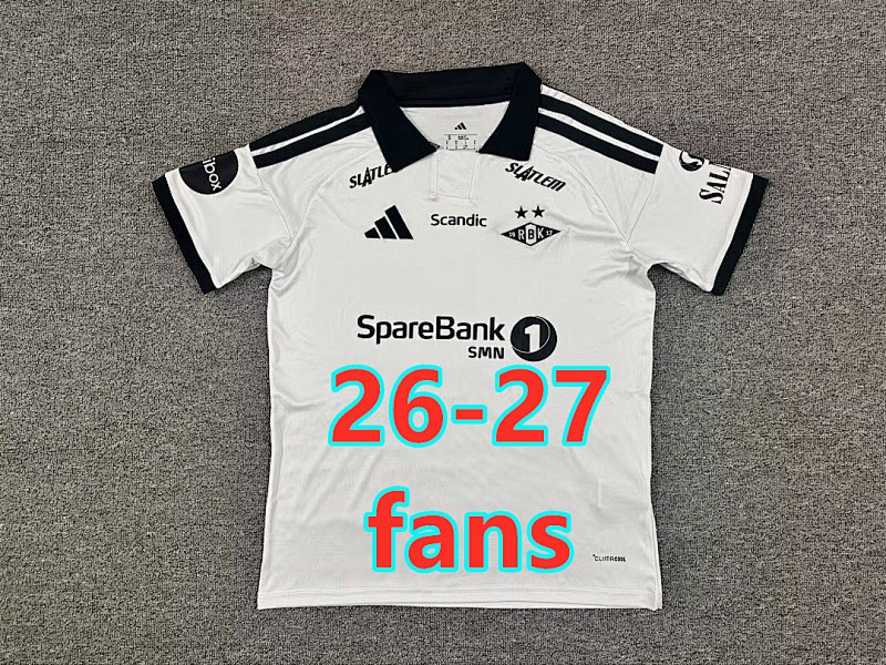 26-27 Rosenborg BK Home Fans Version Jersey S-4XL