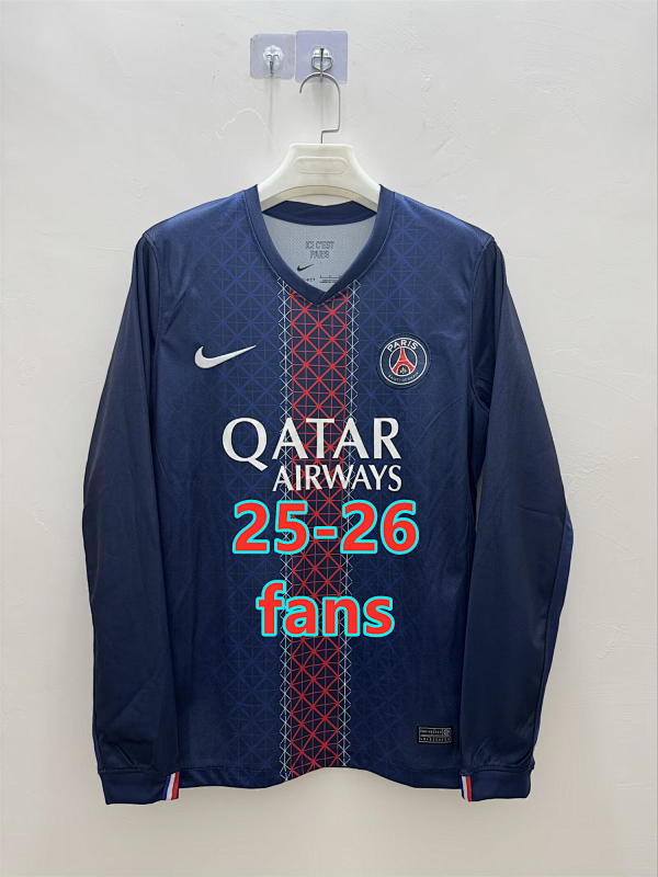 Balenciaga Fifa 25-26 Paris Psg Home Fans Version Long Jersey S-2XL