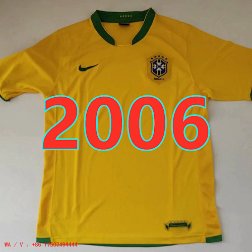 Brazil Retro TopThai Quality Jersey S-2XL