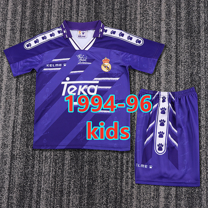 Real Madrid Away Retro Kids Kit 16 -28