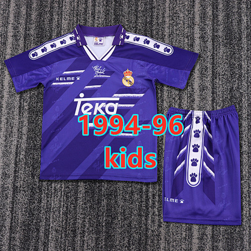 Real Madrid Away Retro Kids Kit 16 -28