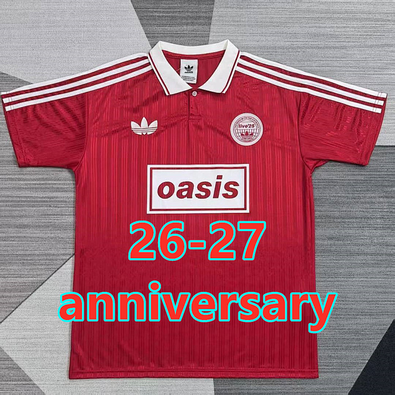 26-27 Oasis Anniversary Fans Version Jersey S-2XL