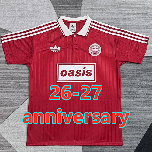 26-27 Oasis Anniversary Fans Version Jersey S-2XL