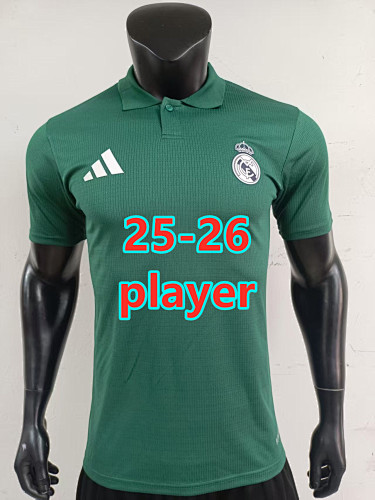 25-26 Real Madrid Polo Player Version Jersey S-2XL Polo