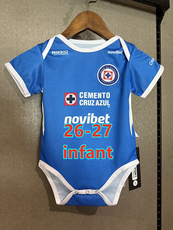 26-27 Cruz Azul Home Infant Jersey 9M-12M BB