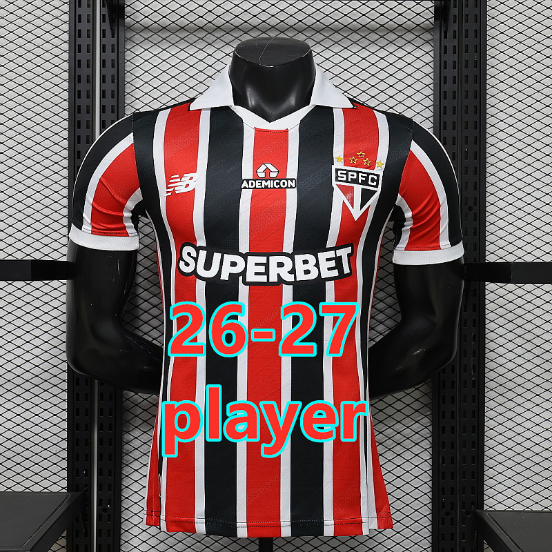 26-27 Sao Paulo Away Player Version Jersey S-3XL