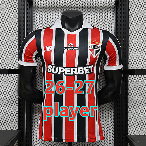 26-27 Sao Paulo Away Player Version Jersey S-3XL