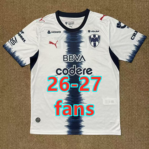 26-27 Monterrey Away Fans Version Jersey S-4XL