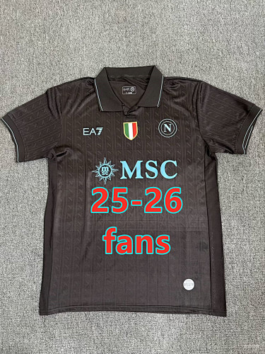 25-26 Napoli Third Fans Version Jersey S-4XL