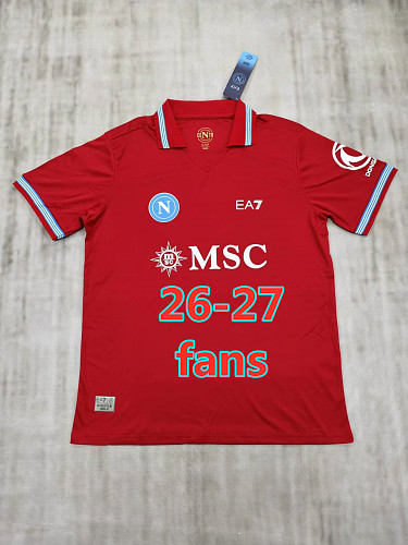 26-27 Napoli Third Fans Version Jersey S-4XL