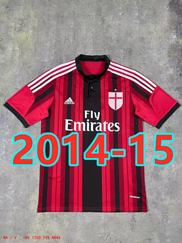 AC Milan Retro TopThai Quality Home Jersey S-2XL AC