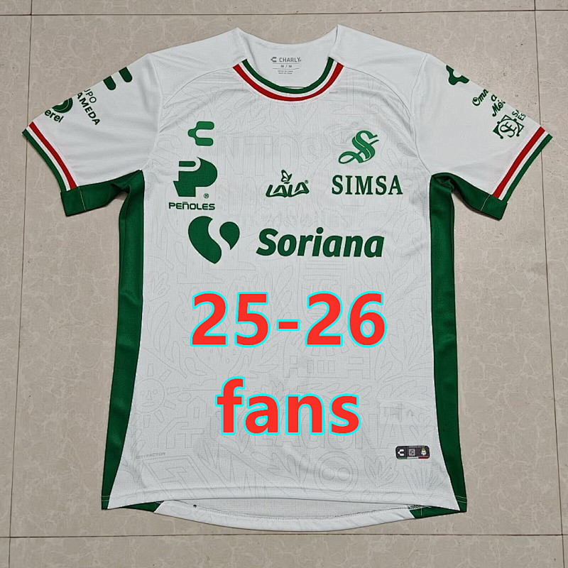 25-26 Santos Third Fans Version Jersey S-4XL