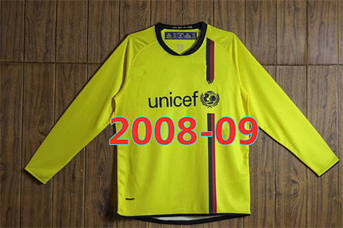 Barcelona Retro Away Long Sleeve Jersey S-2XL