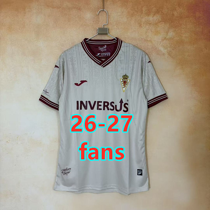 26-27 Real Murcia Fans Version Jersey S-4XL