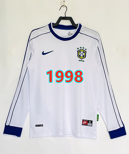Brazil Retro Long Sleeve Jersey S-2XL