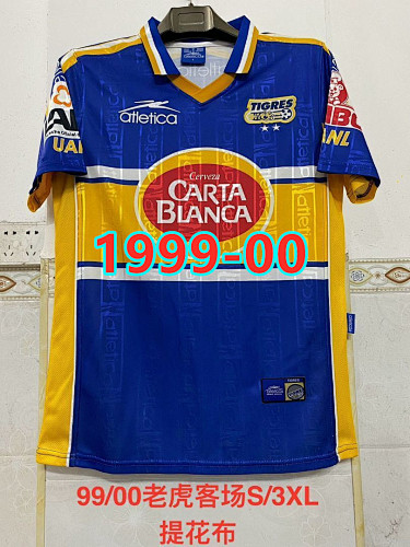 Tigres Uanl Away Retro Jersey S-3XL