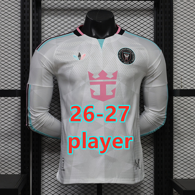 26-27 Inter Miami Third Player Long Sleeve Jersey S-3XL