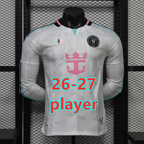 26-27 Inter Miami Third Player Long Sleeve Jersey S-3XL