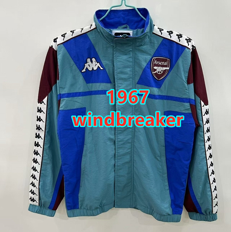 Arsenal Retro Embroidery Windbreaker S-2XL
