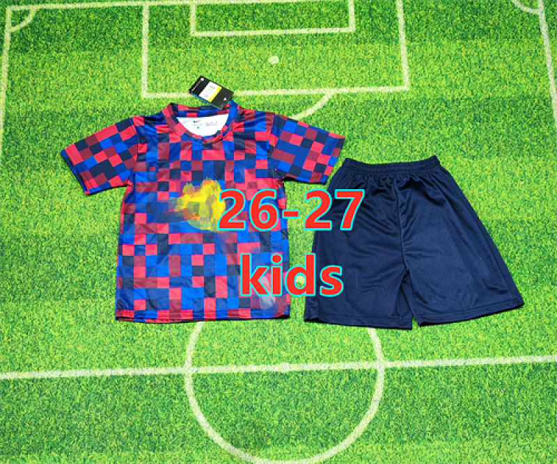 26-27 Barcelona Training Kids Jersey+shorts Kit 16 -28
