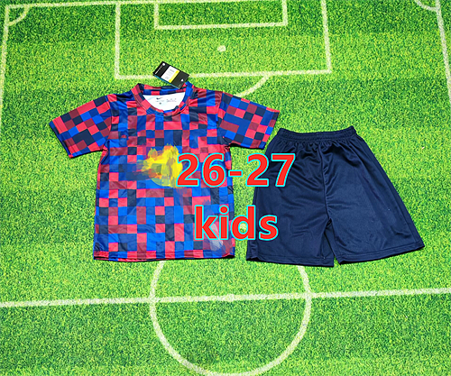 26-27 Barcelona Training Kids Jersey+shorts Kit 16 -28
