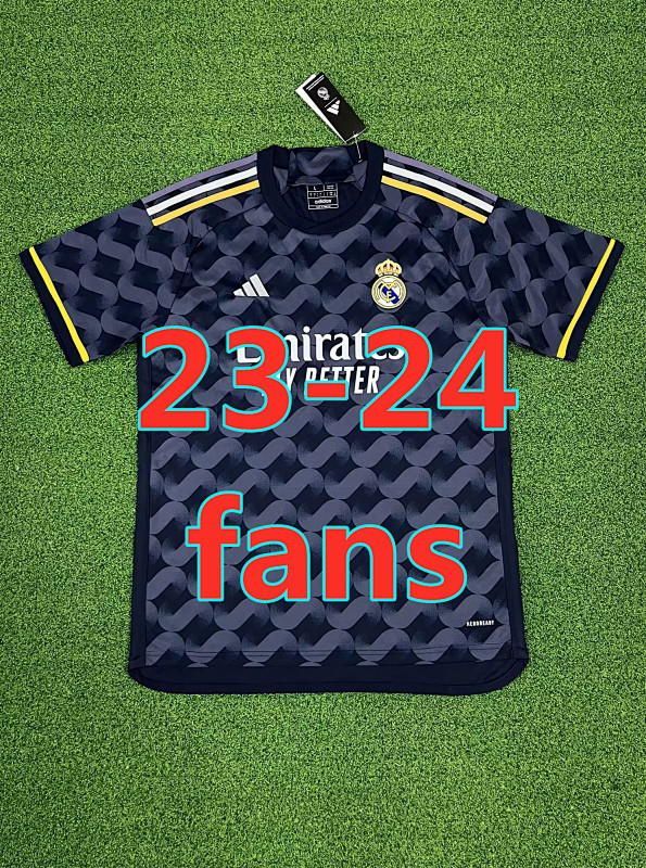 Real Madrid Fans Version 23-24 Away Jersey S-2XL