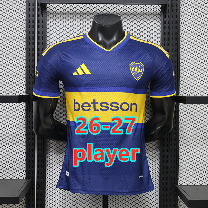 26-27 Boca Juniors Home Player Version Jersey S-4XL