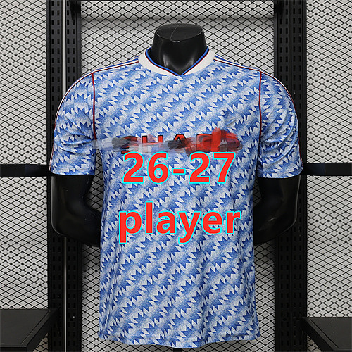 26-27 Manchester United Retro Player Version Jersey S-3XL