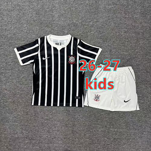 26-27 Corinthians Away Kids Jersey+shorts Kit 16 -28