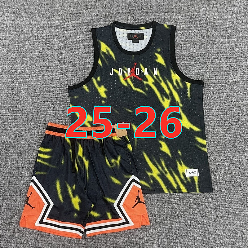 25-26 A-J Vest+shorts Basketball Kit XS-4XL