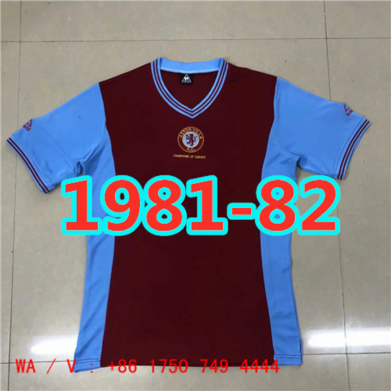 Aston Villa Retro TopThai Quality Jersey S-2XL
