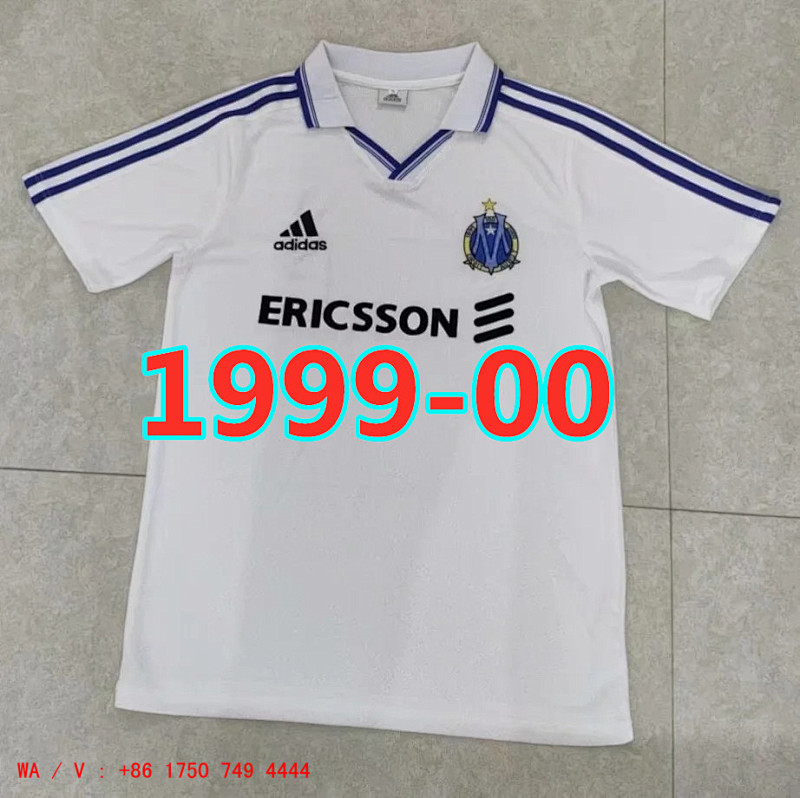 Marseille Retro TopThai Quality Home Jersey S-2XL