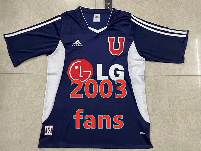 Universidad De Chile Home Fans Version Retro Jersey S-3XL