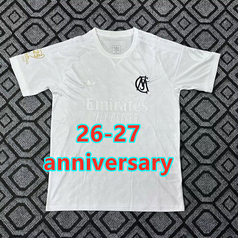 26-27 Real Madrid Anniversary Fans Version Jersey S-4XL