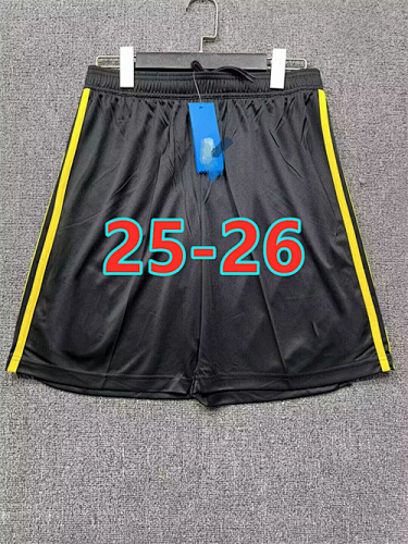 25-26 Manchester United Third Fans Version Shorts S-2XL