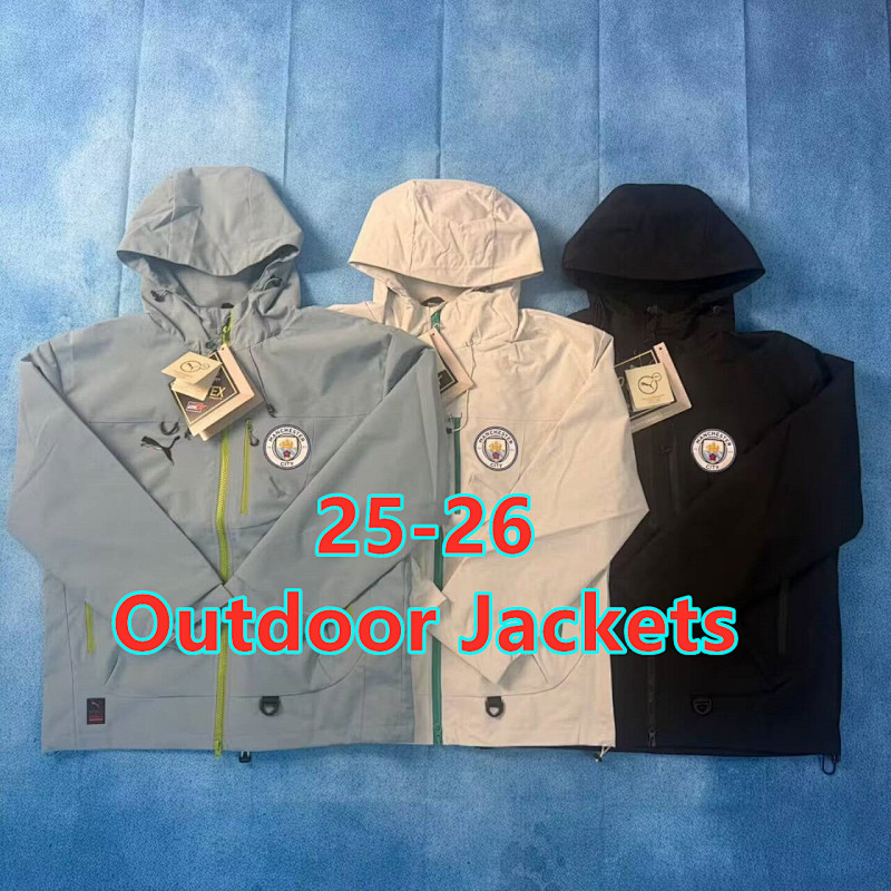 25-26 Manchester City Outdoor Jackets S-3XL