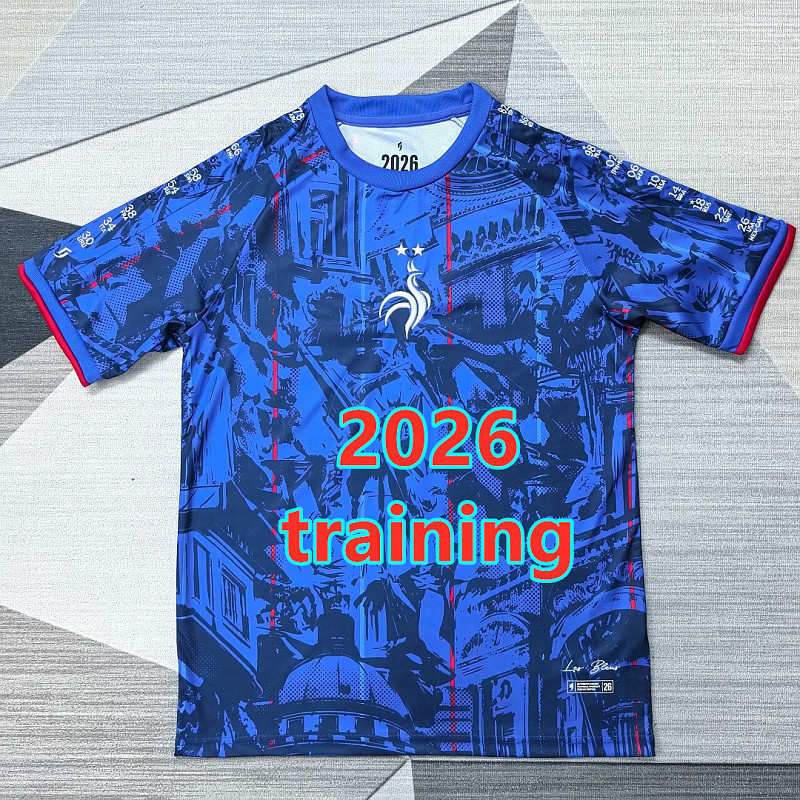 France Training Fans Version Jersey S-4XL