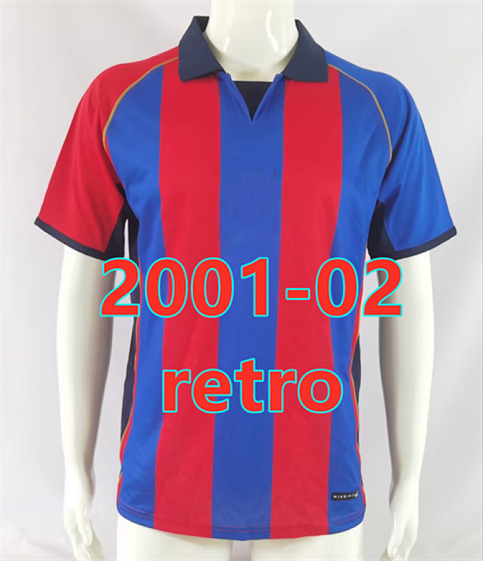Barcelona Retro Home Short Sleeve Jersey S-2XL